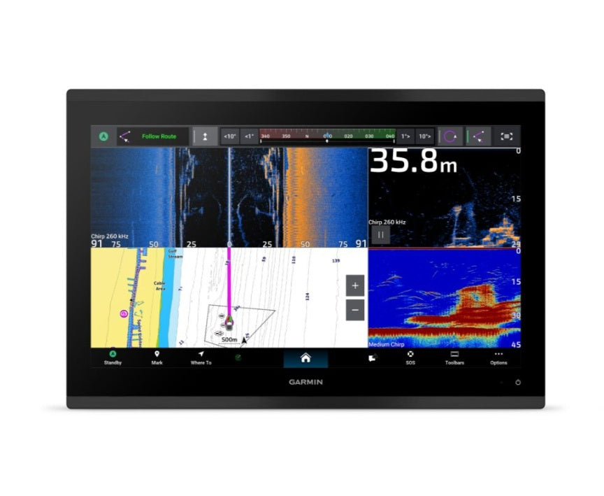 Garmin GPSMAP9017xsv 17in MFD Worldwide Basemap and Sonar
