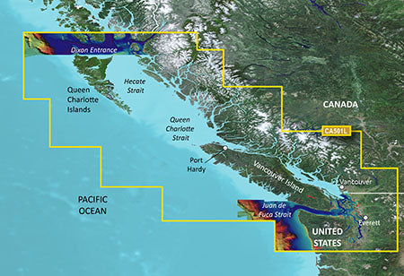 Garmin VCA501L G3 Vision Vancouver To Dixon Entrance