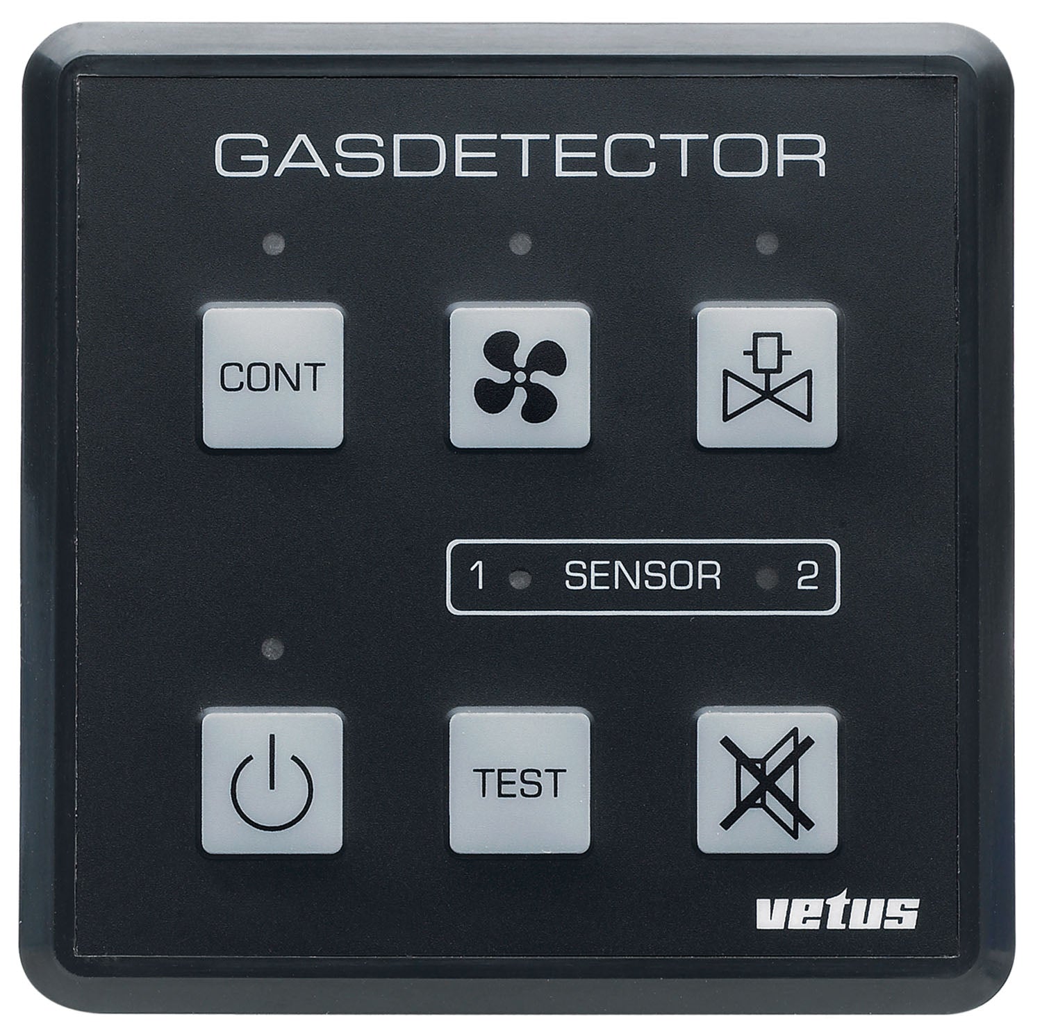 Vetus GD1000 - Gas / carbon monoxide detector, 12/24 V incl sensor
