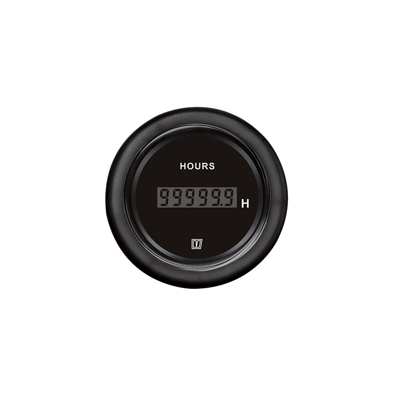 Vetus HOURCB - Hour counter Black 12/24 V, 52mm – MMarine Online