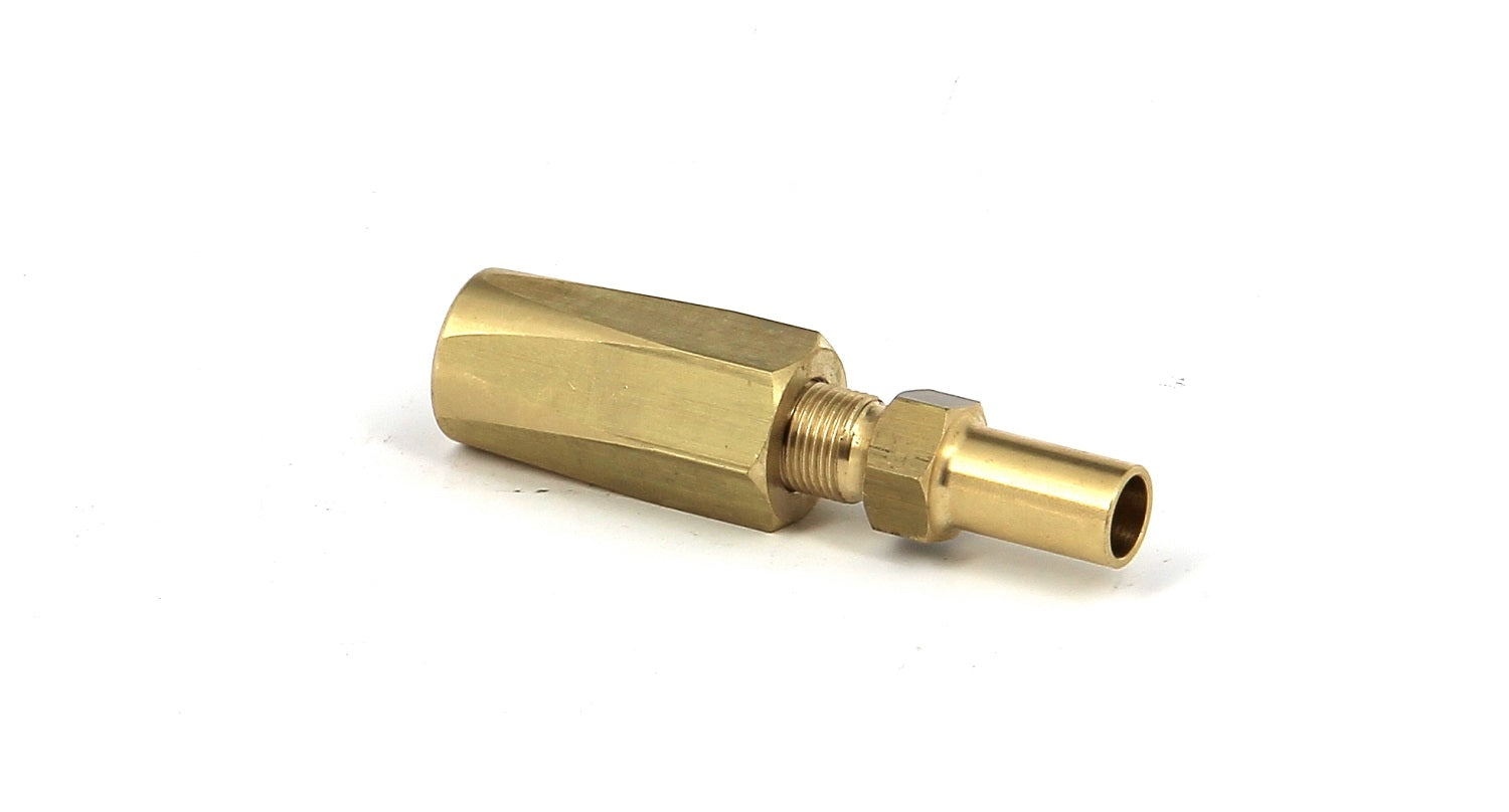 Vetus HS1031MS - Set:fitting straight for nylon hose ,brass (2x)