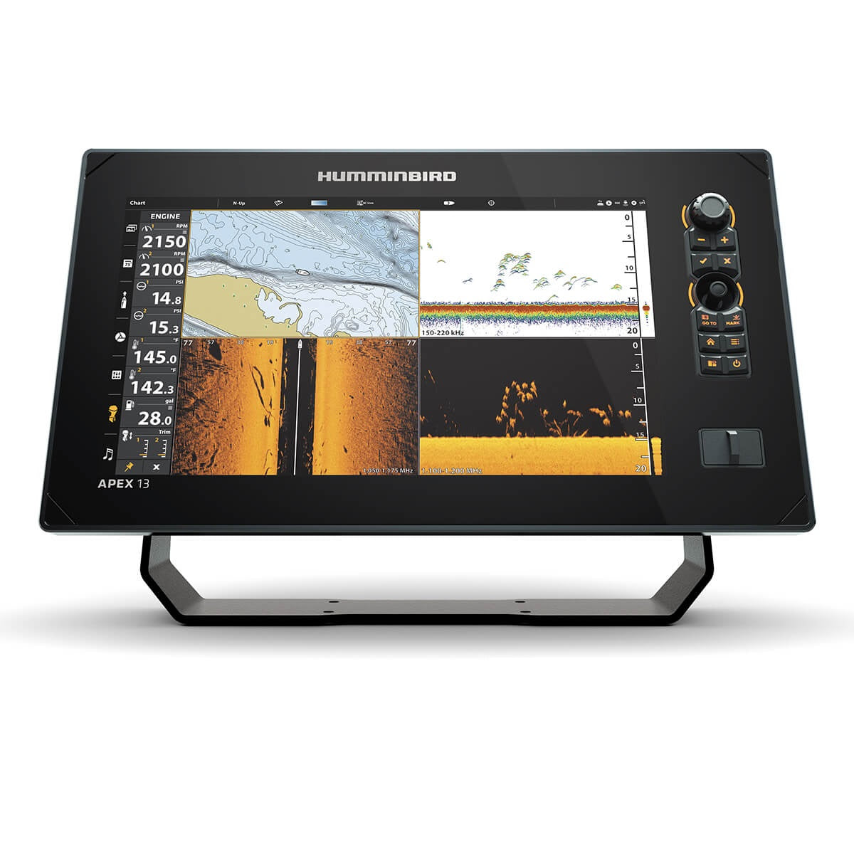 Humminbird APEX13 Chartplotter Mega SI+