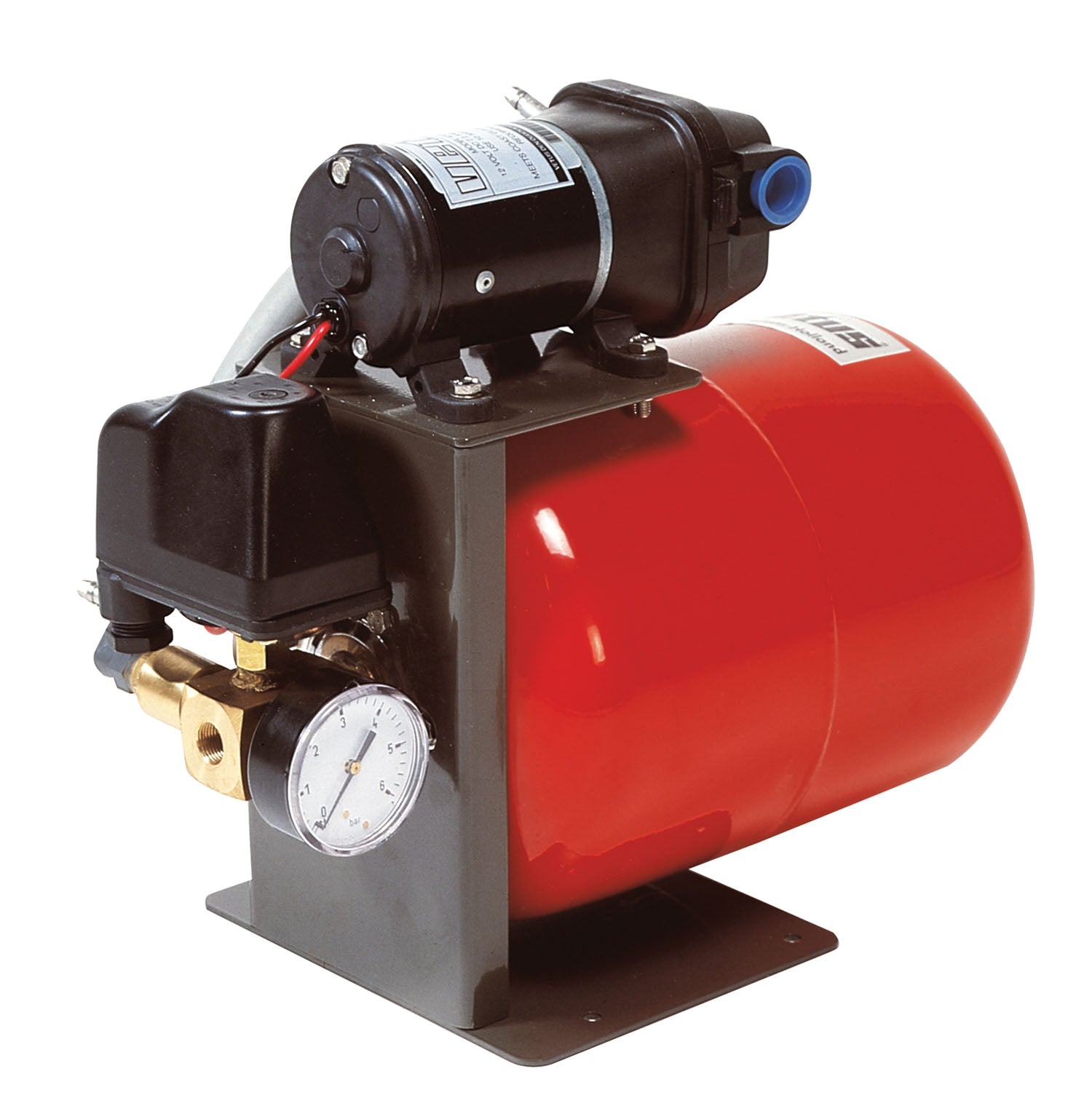Vetus HYDRF24 - Hydrophor 24V 8 ltr tank, incl. pressure regulator