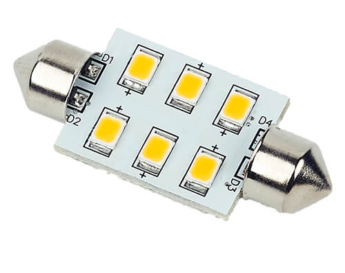 SV8.5 Festoon LED Bulb, 37mm,