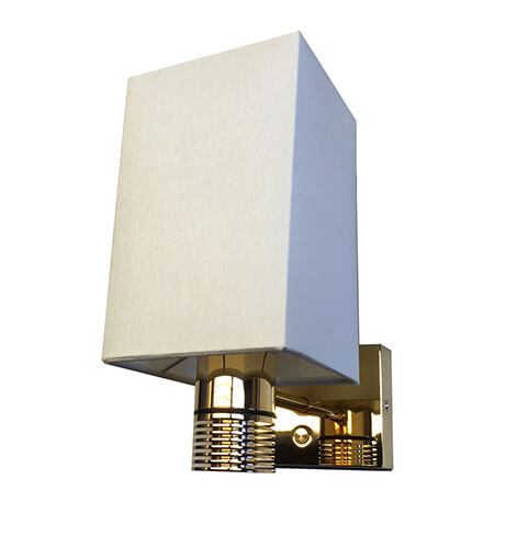 Jana LED Wall Sconce, Gold, White Shade