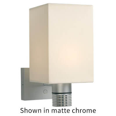 Jana LED Wall Sconce, Chrome, White Shade