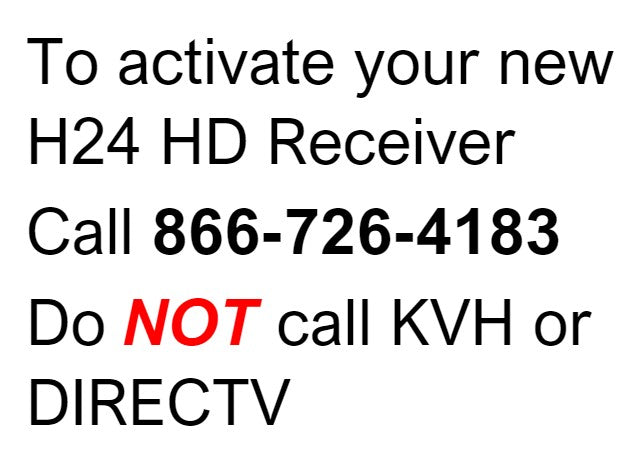 Directv H24 HD Receiver With RF Remote 110v Reman