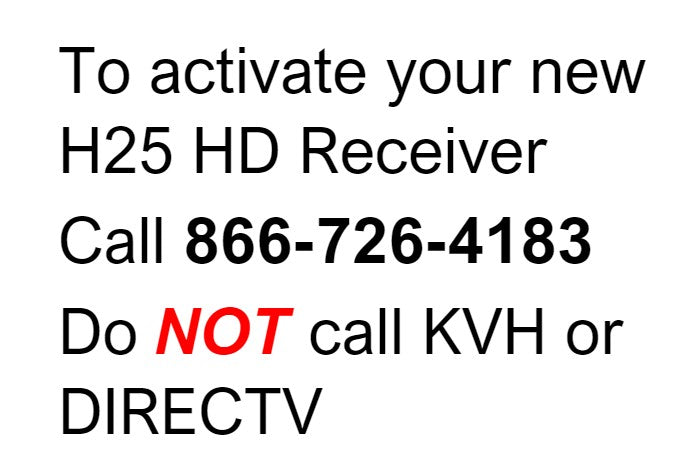 Directv H25 HD Receiver With RF  Remote Reman