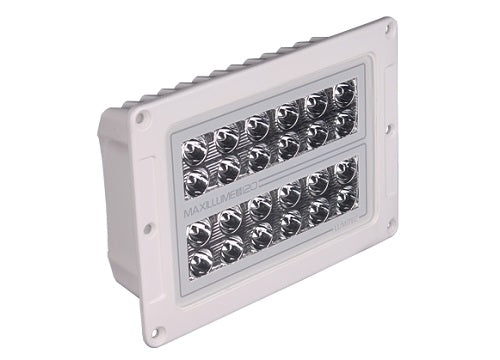 Lumitec Maxillume H120 Flood White LED Flush mount White Housing 12/24v