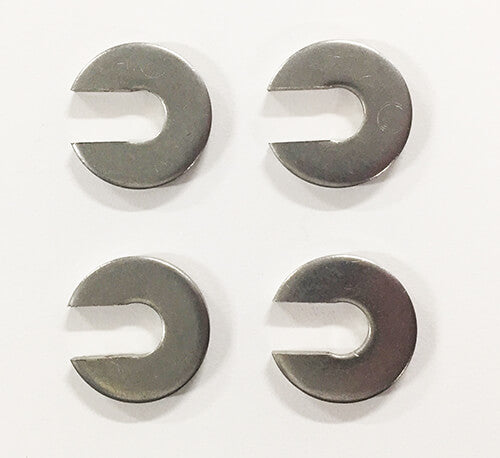 Set Of 4 S/s Slotted Washers