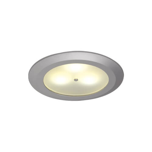 Leer LED Downlight, Matte Chrome, WW/Red, 10-30VDC