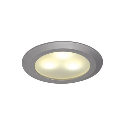 Leer LED Downlight, Matte Chrome, 10-30VDC