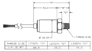 Maretron 0-10 PSI Transducer