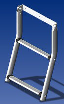 Two Rung Hinged Emergency Ladder