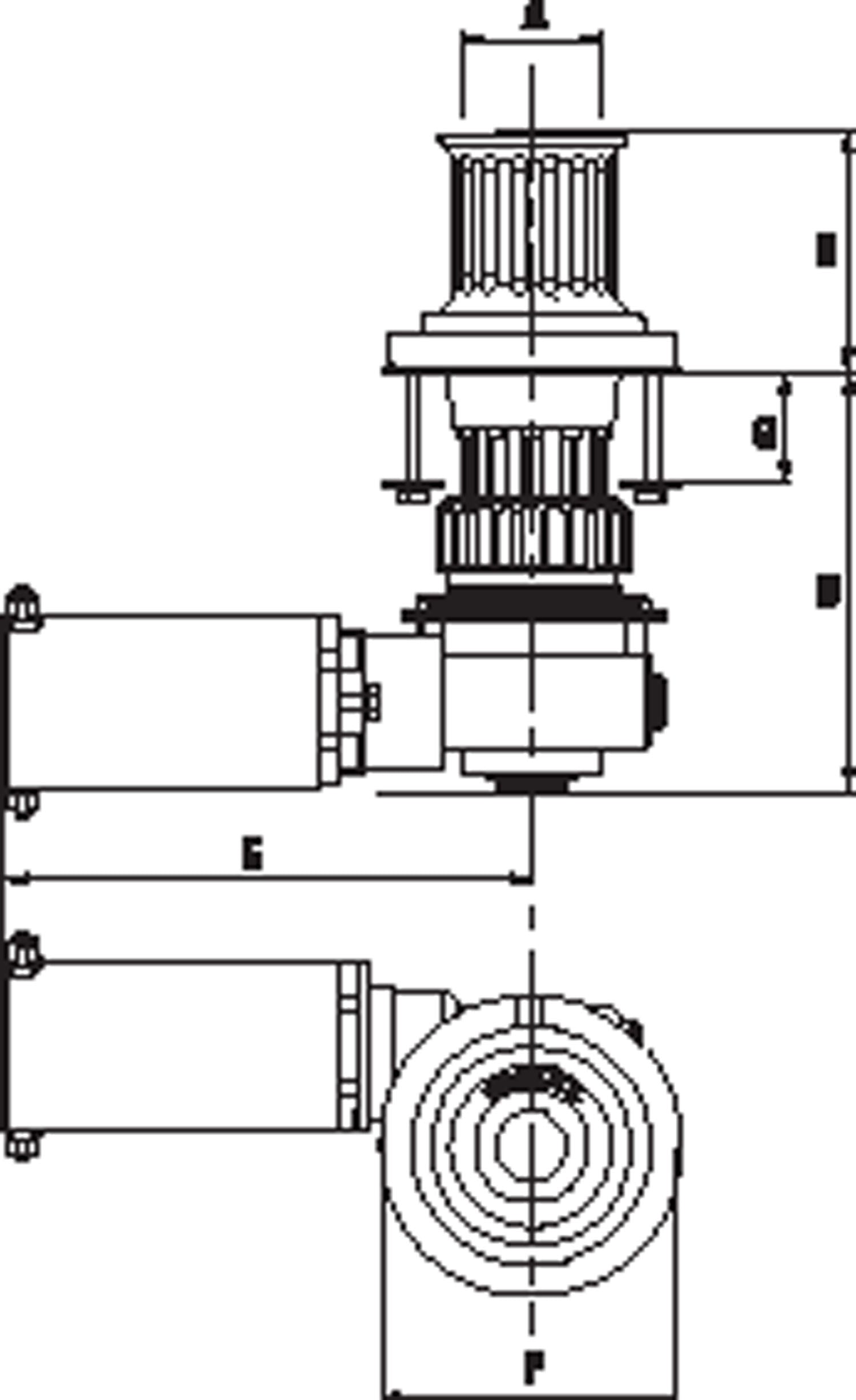 Vetus P102786 - 1000 VC 50TDC Hyd