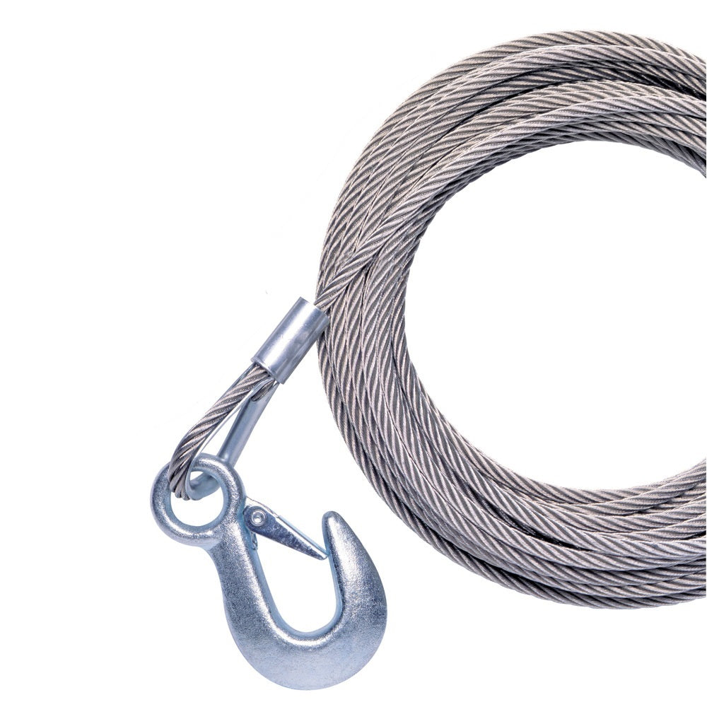 Powerwinch 50ft X 7/32inft Cab Galvanized With Hook For use with 912, 915, VS190
