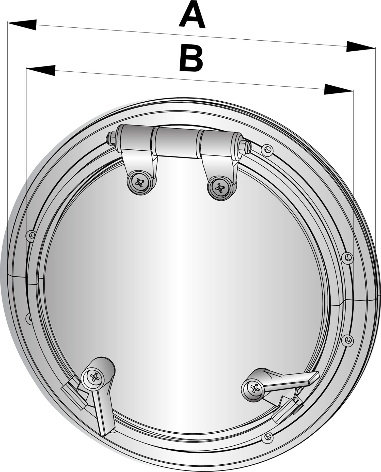 Vetus PW203 - Porthole type PW203 CE-A3 round 174