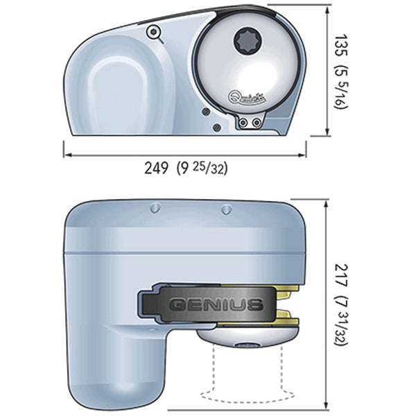 Quick GP2 1500D 500w 12V 7mm With Drum