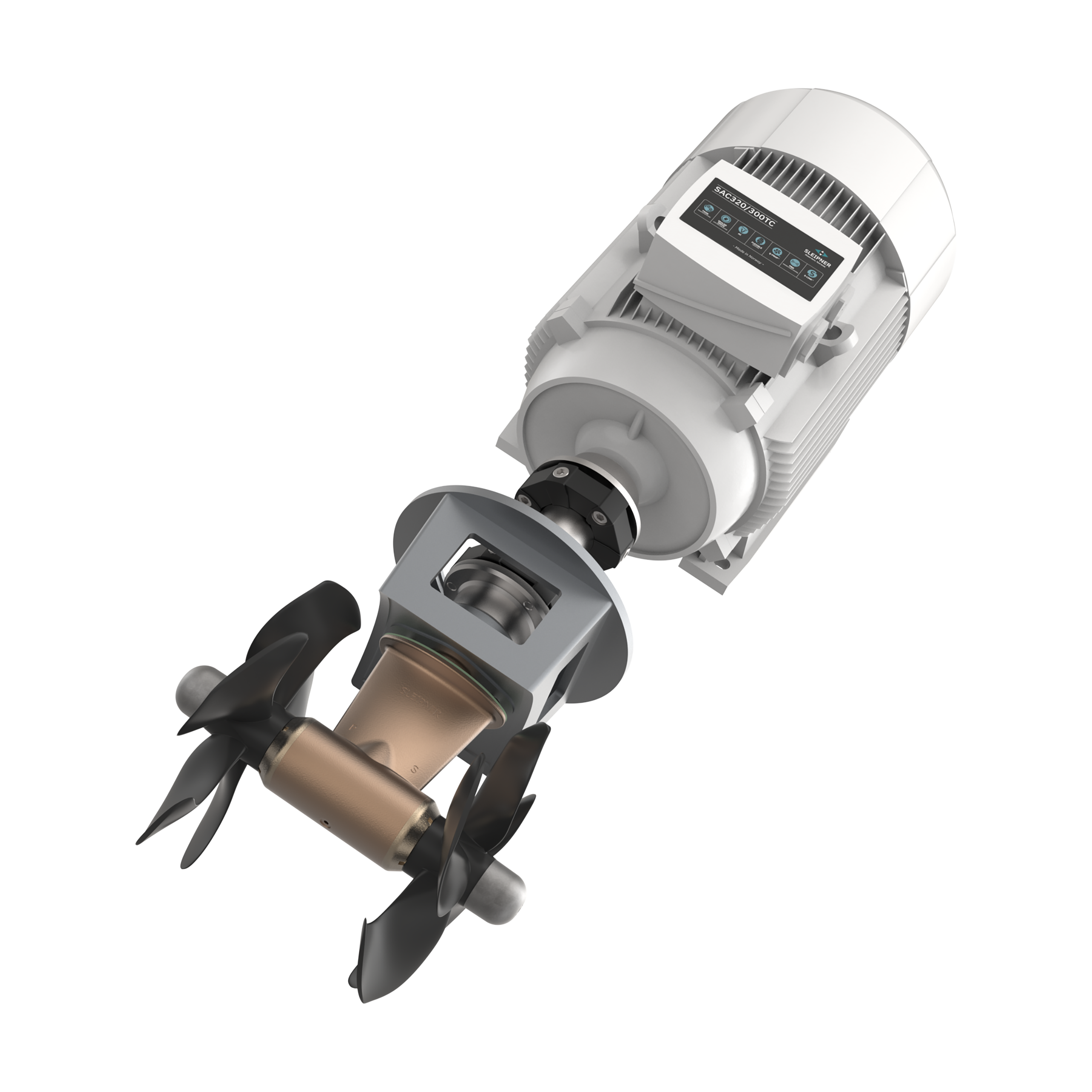 Thruster, AC, 320kg Thrust/300mm tnl, comp prop