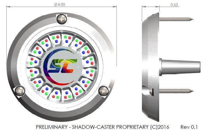 Shadow Caster SCR24 Underwater LED Light Great White