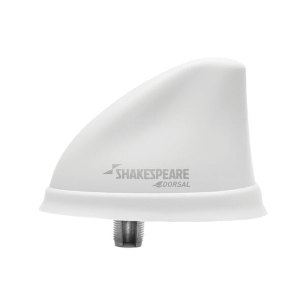 Shakespeare 5912 White VHF Low Profile Dorsal Antenna 26 RG58 Cable