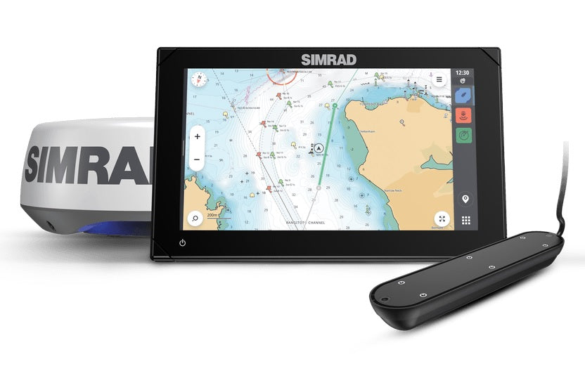 Simrad NSX3009 Radar Bundle with Active Imaging Transducer Halo 20+ Ra ...