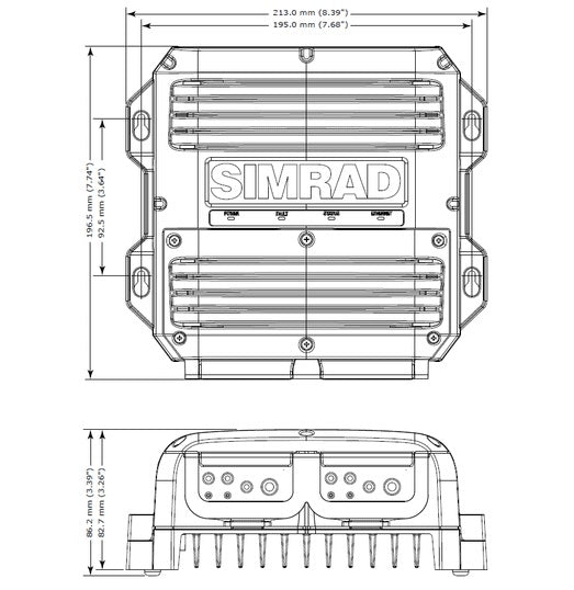 Simrad RI-50 Power Supply for Halo 200/300