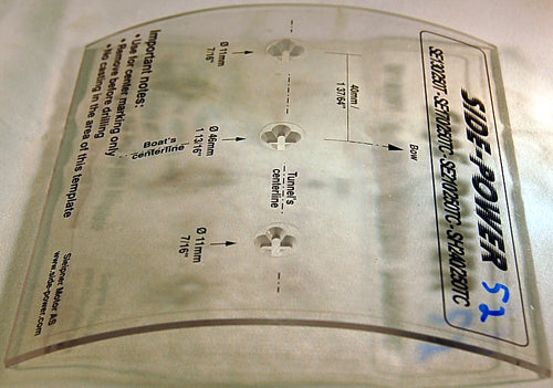 Templates for gear leg Holes in 215mm/250mm Tunnel