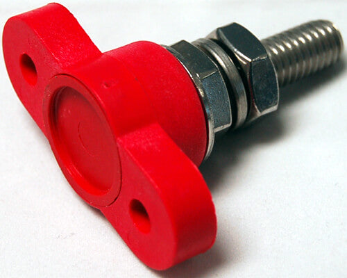 Terminal post, for IP thrusters, Red no cable