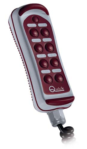 8-Function Hand Held Remote Control with Diodes (m