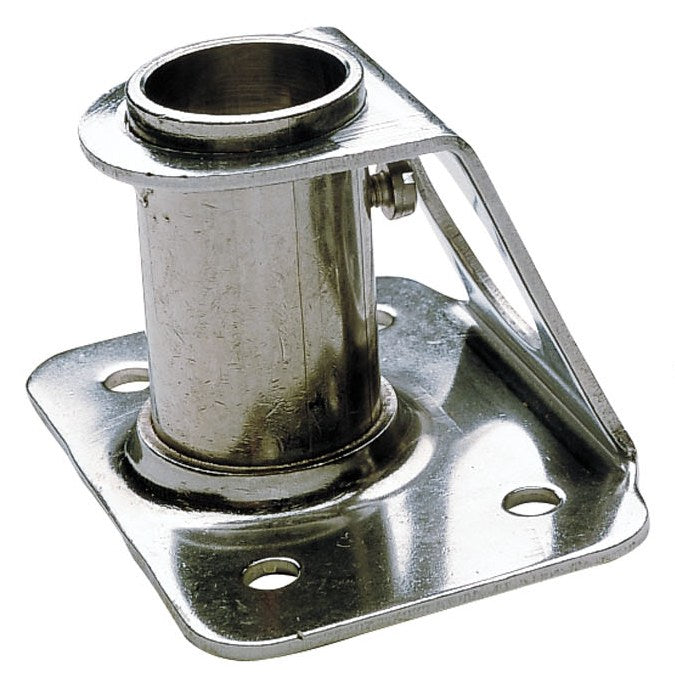 Vetus STANCHPR - Stanchion socket, stainless steel, straight