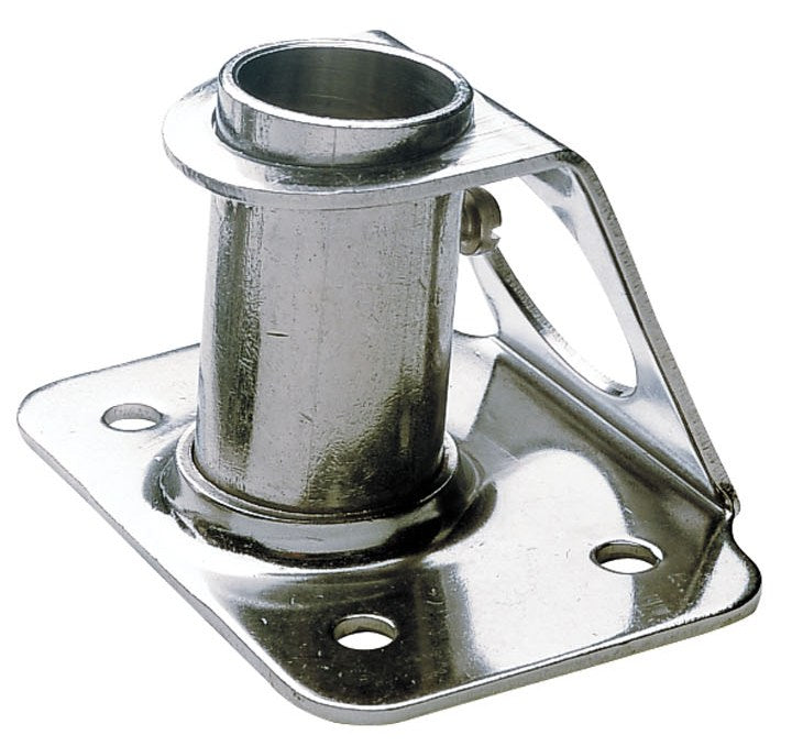 Vetus STANCHPS - Stanchion socket, stainless steel, angled