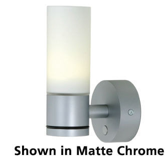 Sylt Chrome, White Glass