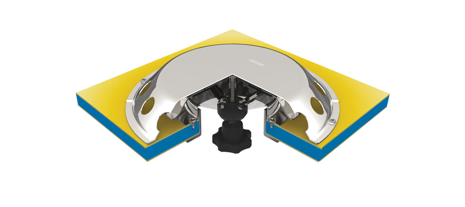 Vetus UFO2 - Closable deck ventilator type UFO2