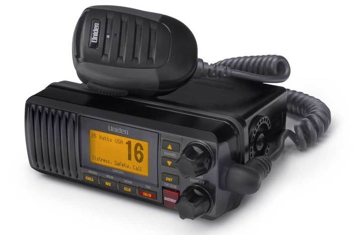 Uniden UM385BK Black VHF Class D DSC 25 Watt