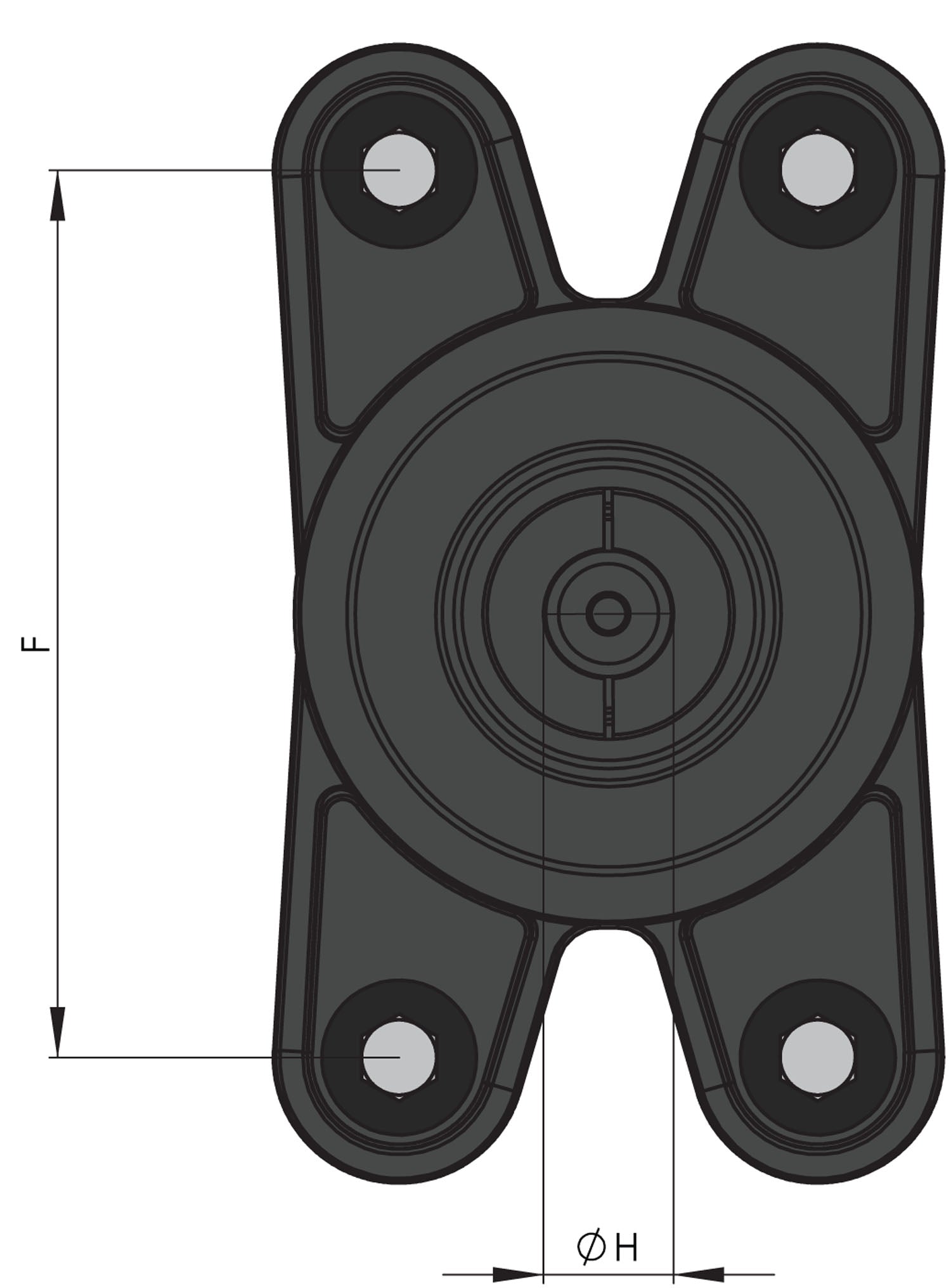 Vetus VDR210304 - VETUS drive type 2 Rod 30, CVJ 10, 4