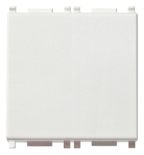 Switch: Blank Module, 2M, White, Plana