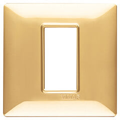 Plate: Technopolymer, Polished Gold, 1 Module,