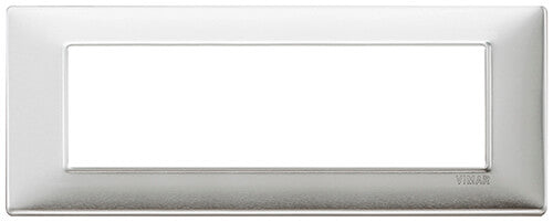 Plana Cover Plate, Brushed Aluminum,