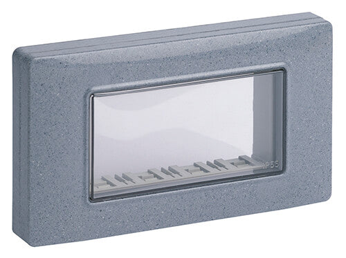 Waterproof Plate (IP55), Granite Grey with Screws