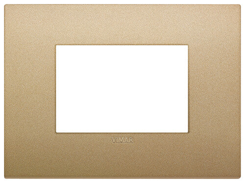 Arke Square Cover Plate, Matte Gold