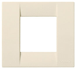 Idea Square Cover Plate, Silk-White 04, 2 Reduced