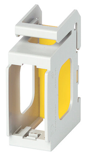 Frame: 1 Module for Din Rail Install, Eikon/Arke/