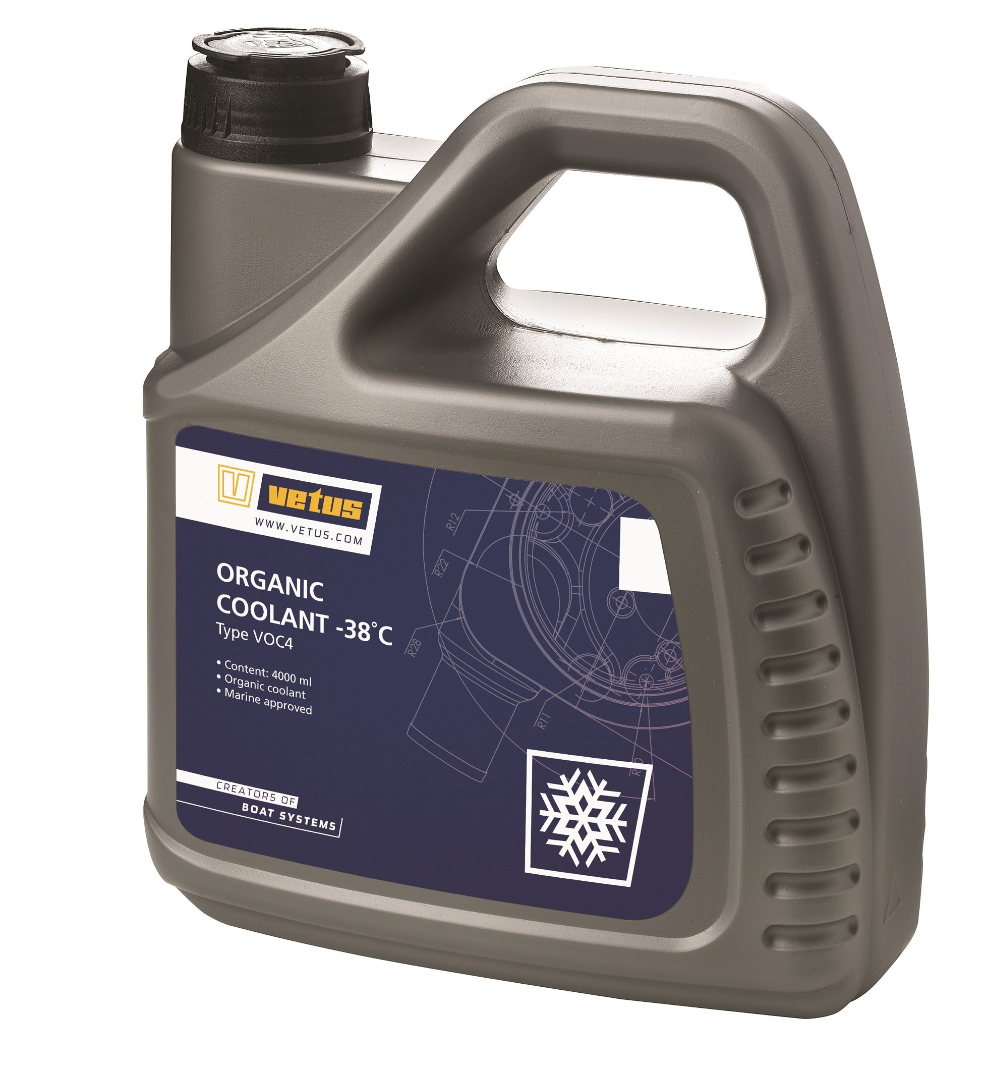 Vetus VOC1 - VETUS Organic Coolant 38 1 liter