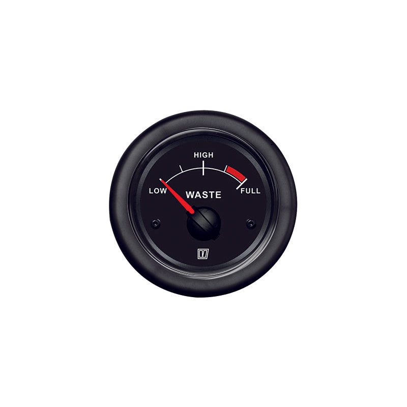 Vetus WASTB - Waste level black 12/24 V