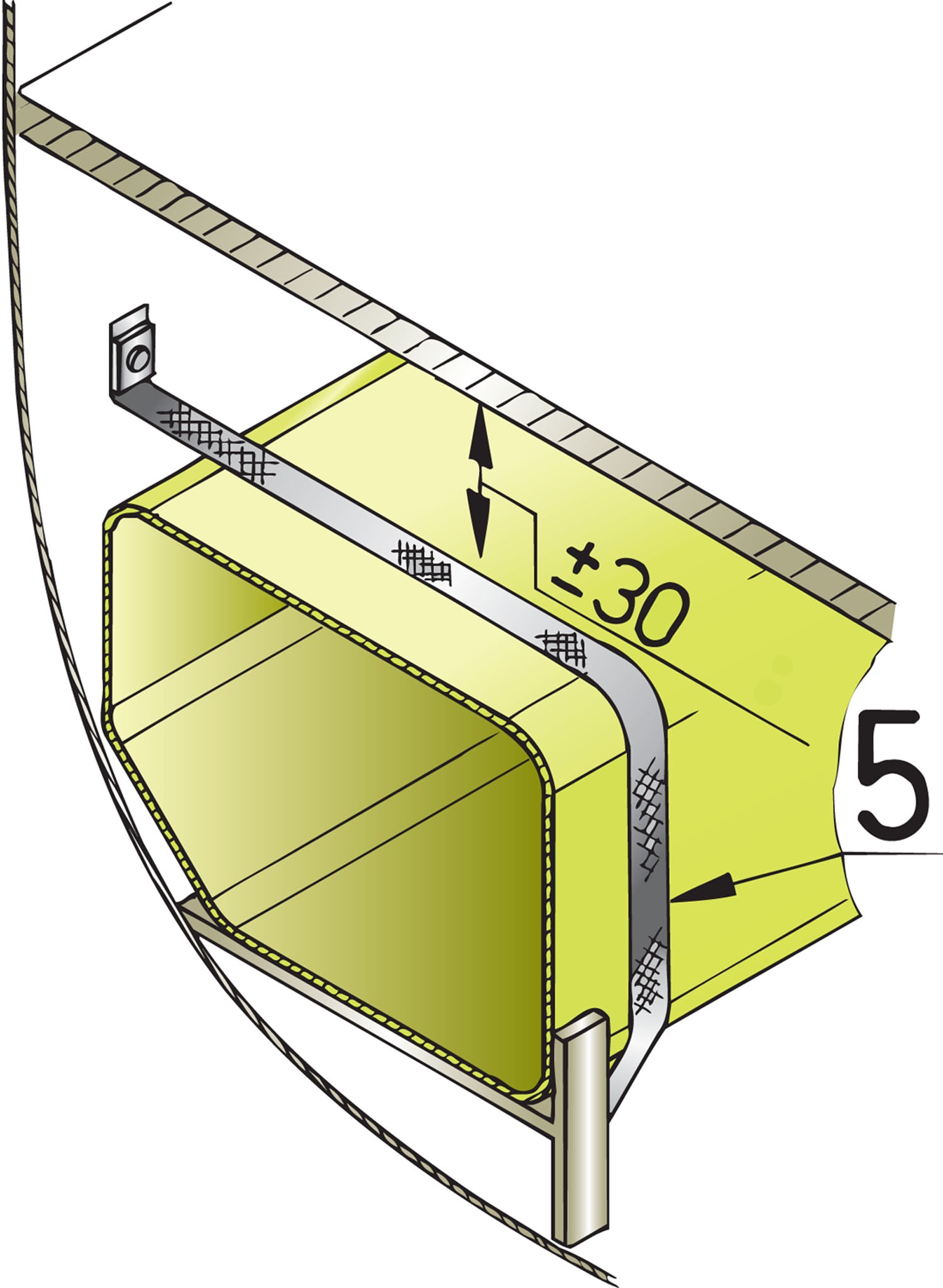 Vetus WTKIT - Connection kit for rigid water tanks