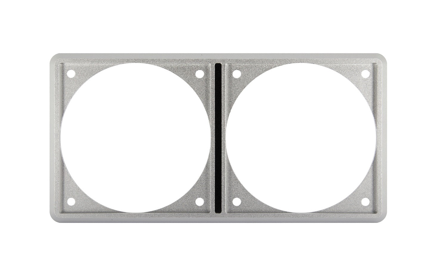 Vetus XTASF2P - Alu square extension frame 2 panels, Ø75mm