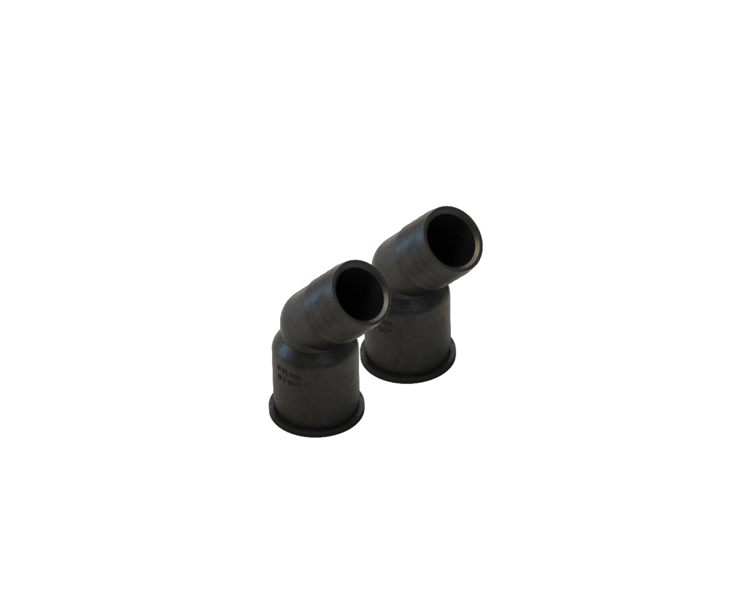 Vetus YPA32P2 - 2x Y hose pillar 32 Angle 45 deg. Pack of 2 pcs