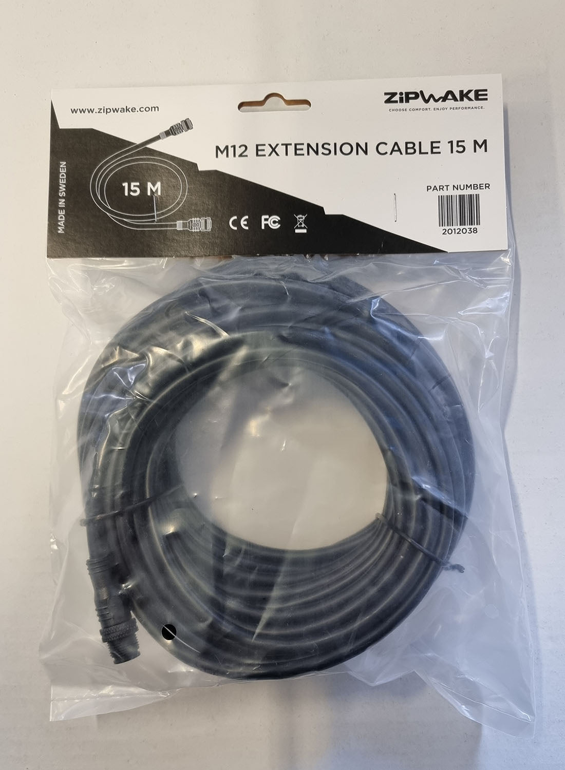 M12 Extension Cable 15 m