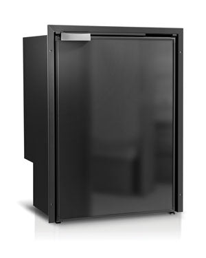 Vitrifrigo C42RBD4-F-1 - Front-Loading, Black Refrigerator w/Freezer Compartment Adjustable Flange (External Cooling Unit)